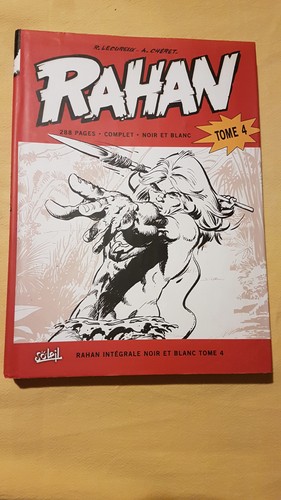 Rahan intégrale noir blanc - rahan,
