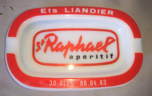 Ancien cendrier publicitaire - ancien,