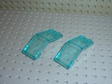 2 x LEGO TrLtBlue Windscreen