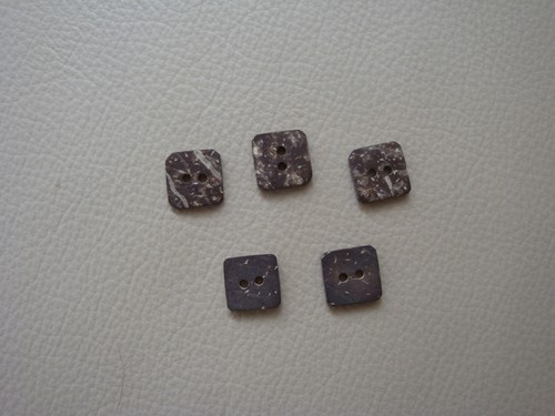 Lot boutons carres aspect - lot,