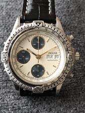 MONTRE HOMME JAGUAR PANDA VALJOUX 7750 AUTOMATIQUE CHRONOGRAPHE AUTOMOBILE LUXE