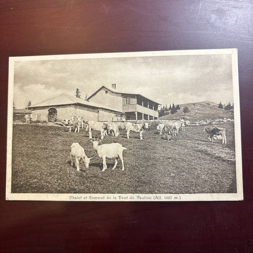 Cpa suisse chalet dent - suisse,