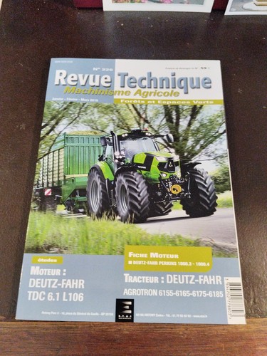 Revue technique machinisme - revue,