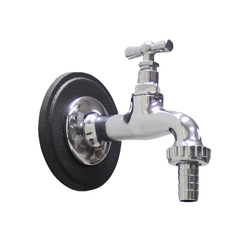 Robinet laiton chromé - robinet,