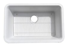 Kohler K-28000-CM6 Mat White-Colored 69.8x46.5cm Un Lavabo Évier Cuisine