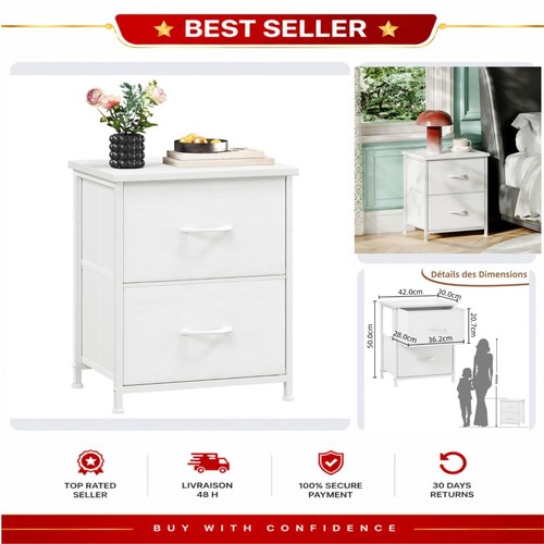 Table chevet blanche - table,