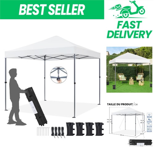 Tonnelle jardin pliable - de,