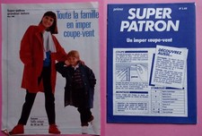 § patron PRIMA n° 3.88 imper coupe-vent femme homme enfant