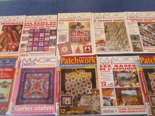 lot 09 revues magic patch dont hors série, et 2 passion du patchwork  hors série