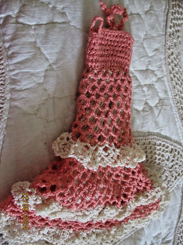 Robe crochet poupée - robe, barbie