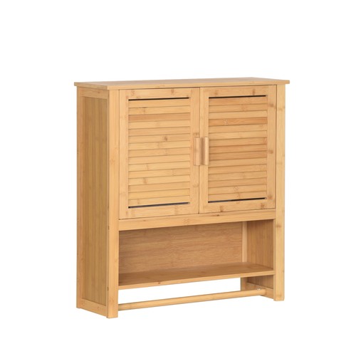 Armoire suspendue bambou - armoire,