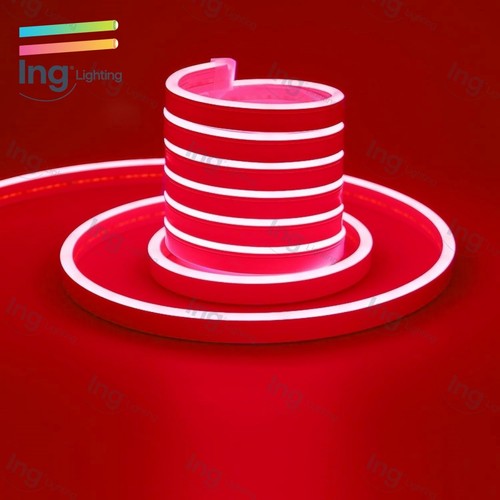 110v neon red - red, strip