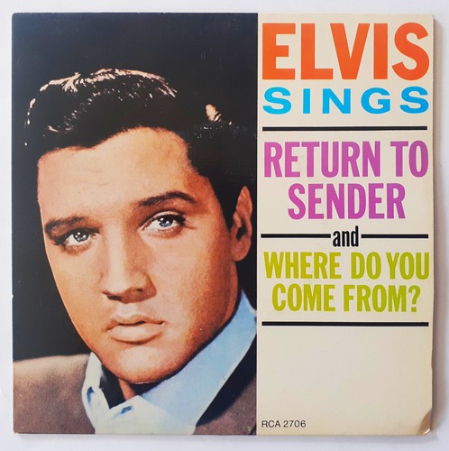 Rare 45t elvis presley return - rare, presley-