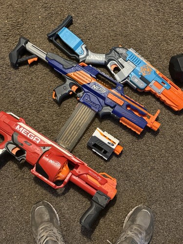 Nerf blasters with an - nerf,