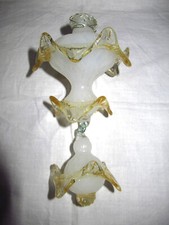 ANCIEN TERMINAL FINAL BOULE EN VERRE DE MURANO POUR LUSTRE-N°4