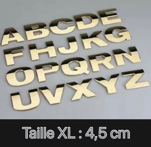 Lettre chiffre 3d metal - chiffre,