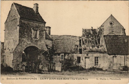 Cpa saint jean - saint-jean-aux-bois, la