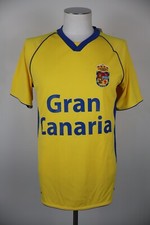 Word Soccer Football GRAN CANARIA Maillot Homme S Jersey Vintage Autographe