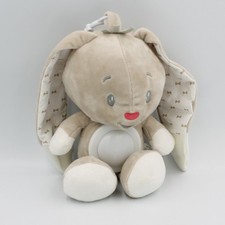 Doudou veilleuse lapin beige