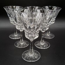 Service de six verres à vin