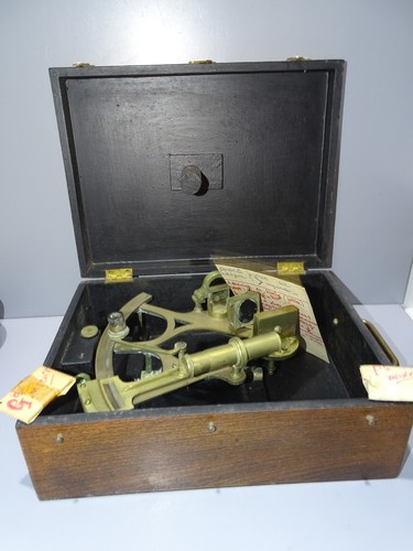 Ancien sextant gravé chardet - gravé,