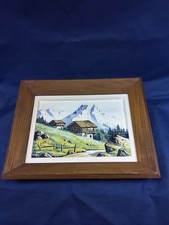 Tableau De Montagne Bois