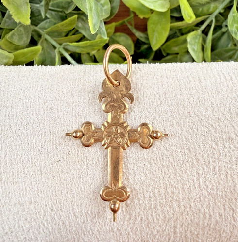 Croix jeannette 18k - croix,