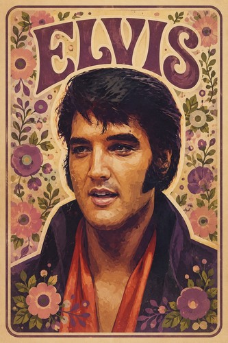 Elvis presley retro - presley, music