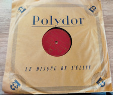 Disque Polydor 78 tours vinyle