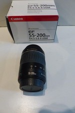CANON ULTRASONIC - ZOOM - LENS EF 55 - 200 MM - F/4.5 - 5.6 II USM