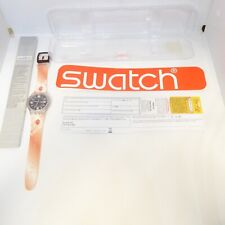 SWATCH - MONTRE /WATCH - EIFFAGE - PUBLICITAIRE - SUJK701C (RUBY TOUCH) TESTE OK