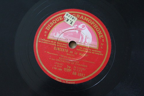 Edwin fischer lot x - x, 78t