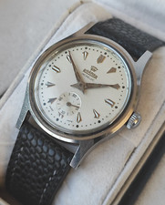 Montre Roamer vintage à remontage manuel en acier sous secondes incabloc Swis...