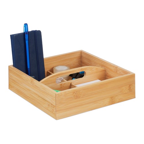 Organiseur bambou rangement - organiseur,