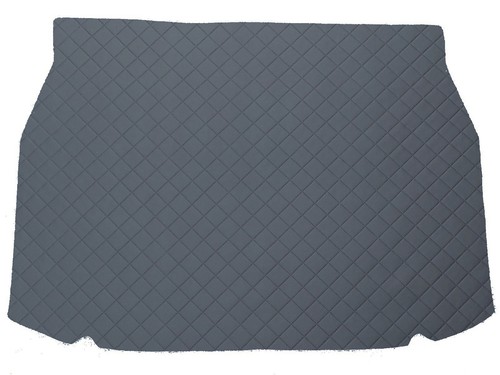 Matelassé cuir éco graphite - cuir,
