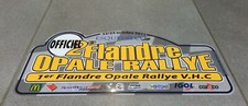 Plaque pvc rallye flandre - plaque,