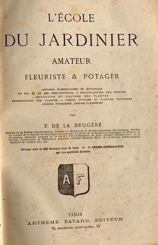 Ecole jardinier amateur - l'ecole, du