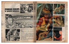 1971 DOCUMENT (ref PA  1132)  ARTISTE PEINTRE PIERRE CORNU  2pages