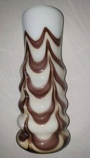 Beau vase Pop art de Carlo Moretti - Opaline Florence Italie  Années 60 TBE