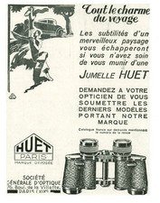 Publicité ancienne jumelles