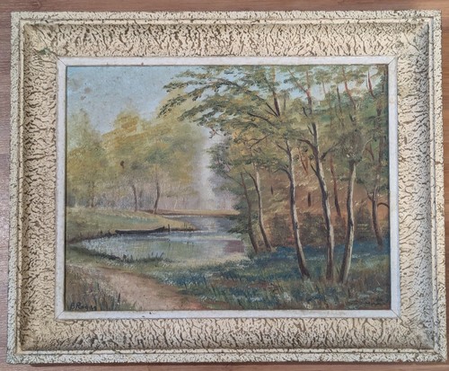 Peinture huile sur toile - huile,