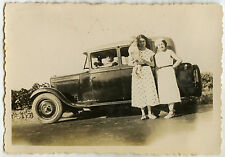 PHOTO ANCIENNE - VOITURE FEMME