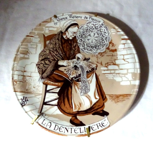 Assiette porcelaine vieux - assiette, ,
