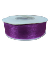 Ruban Organza Violet 20mm Rouleau 22m