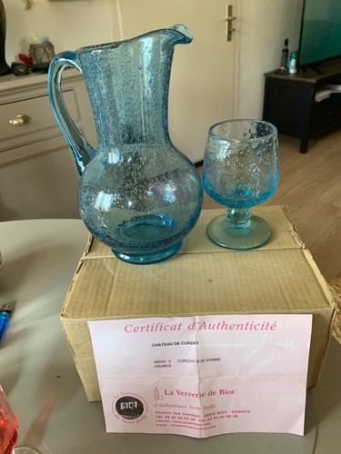Carafe verrerie biot - verrerie, de