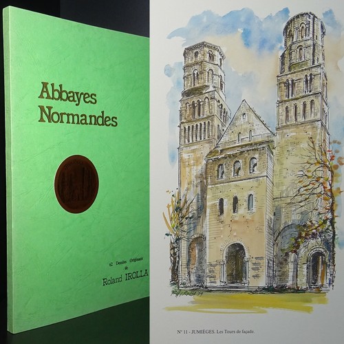 Abbayes normandes 62 dessins - abbayes,