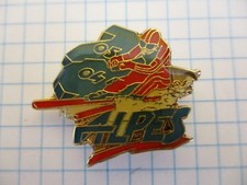 SKI ALPIN DESCENTE ALPINE SKIING FRANCE ALPES VINTAGE PIN PRIVATE COLLECTION us4