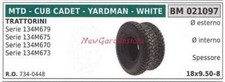 Roue MTD Tracteur Tondeuse 134M679 021097