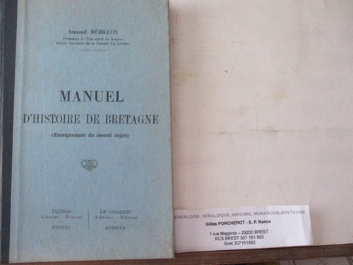 Manuel histoire bretagne - manuel,