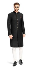Sherwani pour marié style pakistanais indien, tenue de mariage de créateur...
